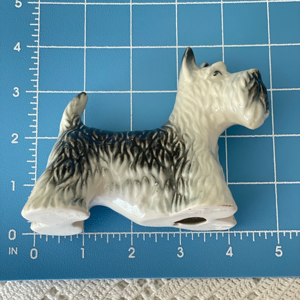 Vintage Ceramic Scotty Dog Figurine - Picture 10 of 12